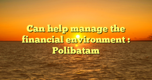 Can help manage the  financial environment : Polibatam